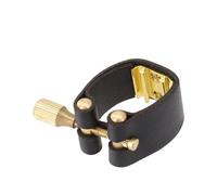 Yinxi 1pc Sax Mouthpiece Ligature Saxophone Mouthpiece Leather Fastener Clip Ligatures (Color : A)