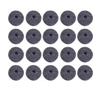 Yinxi 20pcs Cymbal Stand 25mm Felt Washer With Cymbal Sleeves For Drum Stand Practical Percussion Instruments Musical Accessories (Color : Grey)