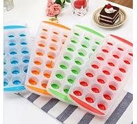 yinxiaoda Ice Cube Tray Easy Pop Maker Ice Cube Plastic Silicone Top Mould 21 Ice Cubes