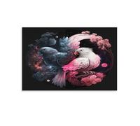 YinYangBirdsArt,1000-piece puzzle for adults,Classic Jigsaw Puzzle,High-difficulty puzzles,38x52cm
