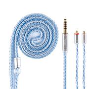 Yinyoo 16 Core MMCX Balanced Cable, 4.4mm Silver Plated Upgrade Earphones Cable, Compatible with SE535 UE900 LZ A4 A5 Tin Audio T2 T3