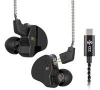 Yinyoo CCZ Melody IEM Earphones Wired,USB C Earbuds with Replaceable Cable,Type C 1DD + 1BA HiFi Headphones Compatible for Samsung S23/22/21/20/FE, iPad Pro 2022/2021(no Mic)