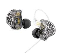 Yinyoo CCZ NC02 In-Ear Monitors Earphones,10mm Magnetic DD Gaming Earbuds with 2 Pin TFZ Detachable Cable,Lightweight HiFi Wired IEM Headphones for Gaming/Music