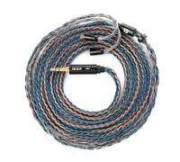 Yinyoo KBEAR 2-Meter Replacement Earphone Cable for KBEAR INK/INK MK2/Qinglong/TRI Starsea/star river/i3 Pro/HBB KAI/KZ ZS10/ZST/ZST X/AS06/AS10/ES4/EDX IEMs (0.78mm 2 PIN, 3.5mm, Brown-Blue)