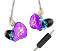 Yinyoo KBEAR K01 PRO Wired Earbuds Gaming IEMs(Purple,With Mic)