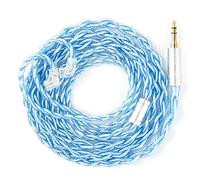 Yinyoo KBEAR Palm Thunder Earphone Cable Jack 3.5mm Headphone Cable 120Cm 2PIN QDC 4 Core Litz Coaxial Silver-Plated OCC Audiophile Cable for IEM KZ EDXpro/ZS10 PROX, KBEAR Storm