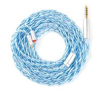 Yinyoo KBEAR Palm Thunder Earphone Cable Jack 4.4mm Headphone Cable 120Cm 2PIN 4 Core Litz Coaxial Silver-Plated OCC HIFI Cable for IEM KZ ZST /ZS10 PRO/ZSN PRO X/EDX PRO, CCZ melody