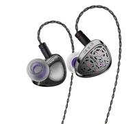 Yinyoo KBEAR TB-PRO IEM Wired Earphones HiFi with 10mm Dual-Magnetic PU+PEEK+DLC Composite Diaphragm Zinc Alloy Gear Design Ergonomic Earbuds for Audiophile(NO MIC)