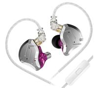 Yinyoo KZ ZS10 Pro IEM Earphones HIFI Hybrid Earbuds Wired Earphones with Microphone,1DD 4BA In Ear Monitors, Stereo Sound Gaming Earbuds with 4 Pairs Eartips
