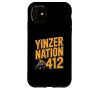 Yinzer Nation 412 Pittsburgh Steel City Pennsylvania Pride Case for iPhone 11