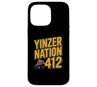 Yinzer Nation 412 Pittsburgh Steel City Pennsylvania Pride Case for iPhone 14 Pro Max