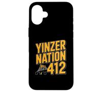 Yinzer Nation 412 Pittsburgh Steel City Pennsylvania Pride Case for iPhone 16 Plus