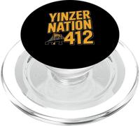 Yinzer Nation 412 Pittsburgh Steel City Pennsylvania Pride PopSockets PopGrip for MagSafe