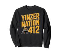 Yinzer Nation 412 Pittsburgh Steel City Pennsylvania Pride Sweatshirt