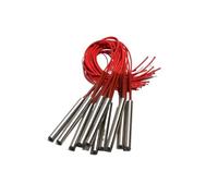 YINZHD 10mm Cartridge Heater 50/52/55/58/60mm Dry-Burning Heat 120W/130W/140W/150W 220V/380V Accepted Custom 10pcs/lot(220V,130W 10x52mm)