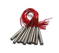 YINZHD 10pcs/lot 12mm X 25/28/30/32/35mm Cartridge Heater Element Single End Mould 110V/220V/380V 70W/80W/100W for 3D Printer(380V,80W 12x28mm)