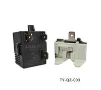 YINZHD 1PC Replacement No Power Compressor PTC Starter TY-QZ-003/ Overheat Overload Protector Universal For Refrigerator(Butterfly Set)