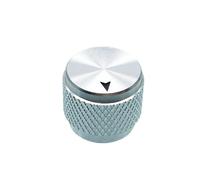 YINZHD 1PCS 15 * 13 * 6mm Aluminum Knob Potentiometer Volume Switch Rotary Encoder Knobs(Silver)