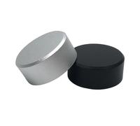 YINZHD 1pcs 28 * 12 Aluminum Alloy Potentiometer Control Volume Audio Switch Knob Cap For 6mm D-axis/Flower(Black D-axis)