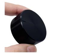 YINZHD 1pcs 48 * 22 6mm Shaft Hole Aluminum Alloy Encoder Volume Control Audio Potentiometer Knob (D-axis)(Silver)