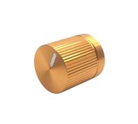 YINZHD 1pcs Aluminum Alloy Potentiometer Control Knob Volume Audio Electric Guitar Bass 20X22mm (D*H)(Gold)