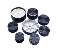 YINZHD 1pcs Aluminum Alloy Potentiometer Knob Cap Encoder Volume Control Audio For 6mm Shaft Hole (D-axis)(22X12mm (DH) D-axis)