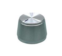 YINZHD 1PCS Guitar Knobs Aluminum Alloy Potentiometer Control Knob Volume Audio Electric Bass Screw Type 22 X 15mm (d*h)(Dark Grey)