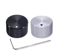 YINZHD 1PCS High-end Aluminum Knob Potentiometer Volume Switch Rotary Encoder Knobs For 6.4mm/8mm/10mm Diameter Shaft(30X17X6.4mm)