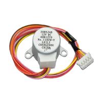 YINZHD 20BYJ46 12V DC Swing Leaf Synchronous Wind Stepper Motor Suitable For Shaft Length 7mm For Air Conditioner 25cm Cables