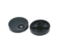 YINZHD 2PCS 32X12MM Potentiometer Encoder Band Switch Plastic Knob Caps 6mm Flower Shaft Hole Adjustment Cap