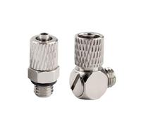 YINZHD 5/50Pcs Male Thread M3 M4 M5 M6 Air Tube 3mm 4mm 6mm OD Mini Pneumatic Pipe Connector Screw Through Quick Fitting Fast Joint(WX-KPC4-M6,5pcs)