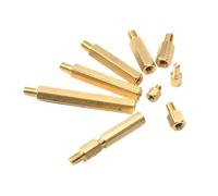YINZHD Hex Column Standoff Brass Boards Rack Stud Metric Hexagon Threaded Pillar PCB Spacer Bolt Screw For Motherboard M2 .5 M3 M4 M5(19mm 30pcs,M2 (Thread 3mm))
