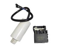 YINZHD Refrigerator Replacement PTC Starter QZ2-80E12 3/4/5uf Capacitor Overload Thermal Protector For Repair Parts(3uf Set)