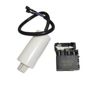YINZHD Refrigerator Replacement PTC Starter QZ2-80E12 3/4/5uf Capacitor Overload Thermal Protector For Repair Parts(5uf set)