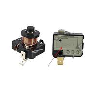 YINZHD Replacement Compressor Hammer Starter QL2-7.1/1/2hp Round Protector/ 80uf Capacitor Refrigerator Display Freezer Repair Parts(1x Starter)