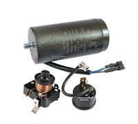 YINZHD Replacement Compressor Hammer Starter QL2-7.1/1/2hp Round Protector/ 80uf Capacitor Refrigerator Display Freezer Repair Parts(80uf capacitor Kits)