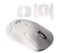 yiodelu Sweatproof Mouse Grip Tape for Logitech G Pro X Superlight 2 Anti-Slip Skin for G Pro Superlight 2 Sticker Decals Pre-Cut Design(White)