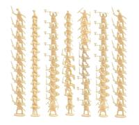 Yiohejy 100 Pieces Mini Soldiers Figures, Mini Army Men Figures, Ancient Model Statues Board Game Playsets, For Cake Decorations, Educational Projects, Pretend Play, Party