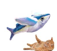 Yiohejy Interactive Chirping Cat Toy, Electric Sounding Fish for Bored Pet, Realistic Cat Flapping Chirping Fish Toy for Hunting Simulation Behavioral Enrichment Training Exercise Stress Relief