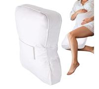 Yiohejy Knee Pillow for Side Sleepers, Breathable Bed Cushion with Strap, Side Sleeper Pillow Between Legs, for Spine Alignment Pressure Relief Back Joints Rehabilitation