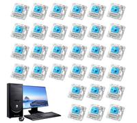 Yiohejy Mechanical Keyboard Replacement Axis, Mechanical Keyswitches Replacement Axis, 30 Pieces 1 Set Keyboards Cross Shaft Switches, For Typing, Long-Lasting