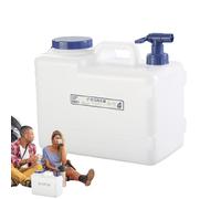 Yiohejy Portable Water Containers | Portable Water Container with Spigot | 10L/15L No Leakage Large Capacity Tank, Hydration Canteens For Hiking Picnic Car Driving Vehicle Survival