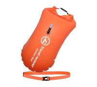 Yiohejy Swimming Buoy Open Water - Light and Visible Float for Safe Training | Tow Float for Safe Swim Training with Adjustable Waist Belt, Inflatable Wet and Dry Separation Buoy for Adults Open Water