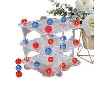 Yiohejy Travel Chess Set - Interactive Table Toys | 3D Connect 3 Ball Game - for Over 4 Years Old Boy Girl Adult Youth Friend Student Elderly Home Travel