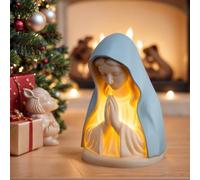 Yiohejy Virgin Mary Prayer Night Light, Religious Statue Night Light, Virgin Mary Table Lamp, Home Decoration for Dorm Prayer Room Reading Corner Nursery Hallway
