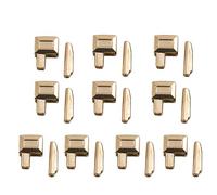 Yiokii Metal Zipper Insertion Pin Zip Repair Kit Zip Slider Replacement Zip Fix, Ail Pin Repair, Zipper Socket for Metal Zipper Repair Zip Sewing Replacement Diy 10pcs