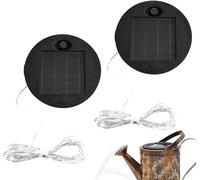 Yiokii Solar Light Replacement Top Solar Watering Can Replacement Top With String Lights, Solar Lantern Replacement Top Panel for Garden Light 2.75inch