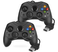 Yioone Controller Replacement for Xbox Controller S-Type/Original Xbox Controller,Classic Controller Compatible with Original Xbox Console (Black and Black)
