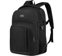 YIORMIOR Backpack Men Women School Bags for Boys Girls, Laptop Backpack with USB Charging Port, Business Travel Anti Theft Durable Laptop Bag,Water Resistant Fits 15.6 Inch Laptop
