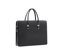 YIORYO Briefcases for Men Messenger Bag Genuine Leather Laptop Bag 14 inch Office Work Tote for Buisness Travel(A)